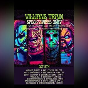 Villains Train Spooky Vibes Oct 5